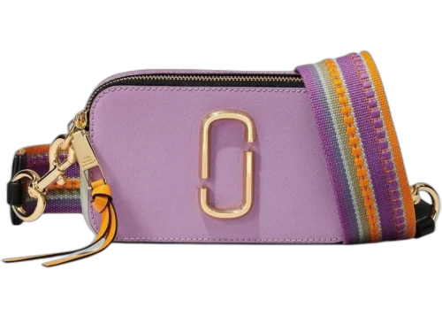 Marc Jacobs Snapshot Color-Blocked Crossbody Bag locked Crossbody Bag - Regal Orchid Multi