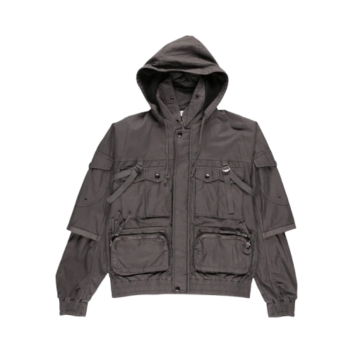 John Elliott Back Sateen Canopy Bomber 'Black'