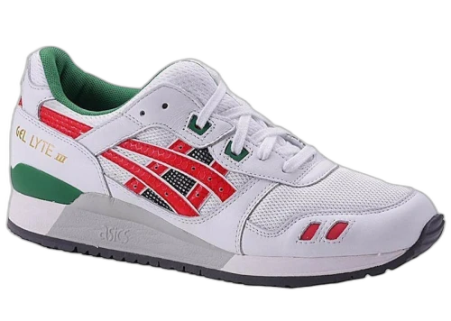 ASICS Gel-Lyte III White Green Red