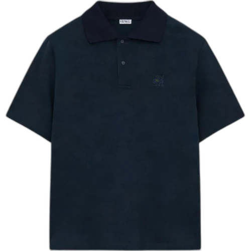 LOEWE Polo Shirts Men's Marine Blue Moderate