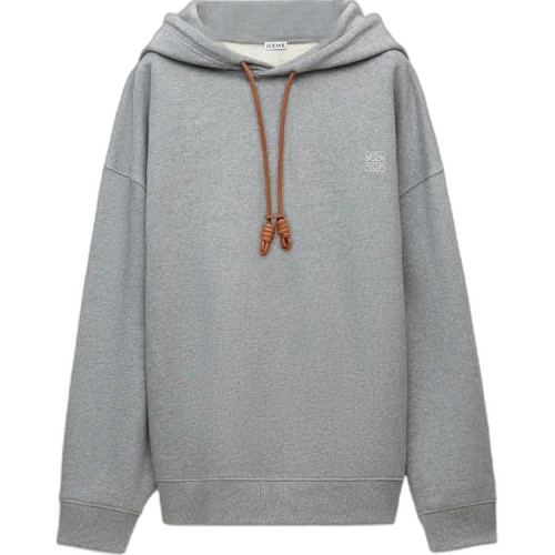 Loewe Relaxed Fit Hoodie 'Grey Melange'