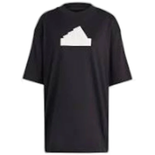adidas Future Icons Badge of Sport Boyfriend T-Shirt Asia Sizing 'Black' (Women's)