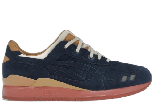 ASICS Gel-Lyte III Packer Shoes x J. Crew Navy Buck