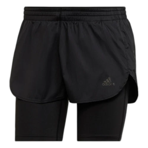 adidas Run Fast Two-in-One Shorts 'Black' (Women's)
