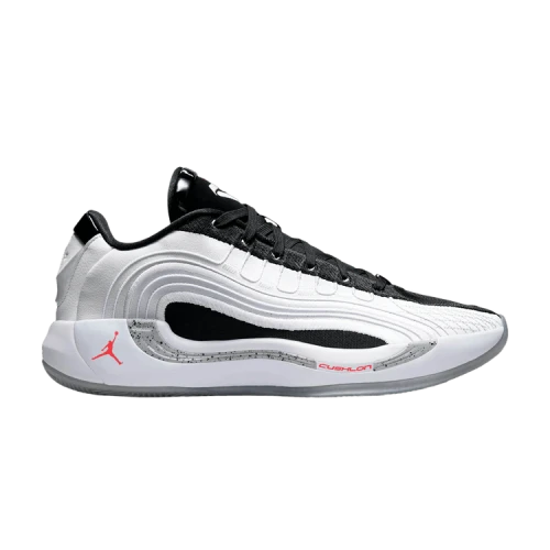 Jordan Luka 4 Abrasion Resistant Low top Basketball Shoes Men's Black White