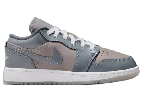 Jordan 1 Low SE Medium Grey Cool Grey White (GS)