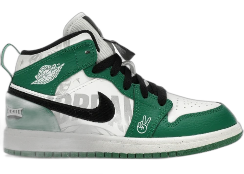 Jordan 1 Mid SE Overbranded (PS)