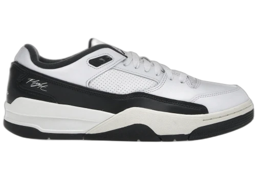 Jordan Flight Court White Black Sail
