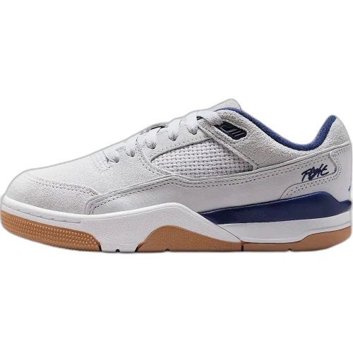 Jordan Flight Court Neutral Grey White Gum Light Brown Midnight Navy (GS)