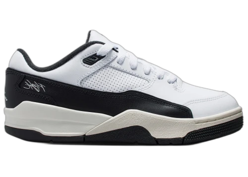 Jordan Flight Court White Black (GS)