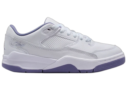 Jordan Flight Court White Dusty Amethyst (GS)