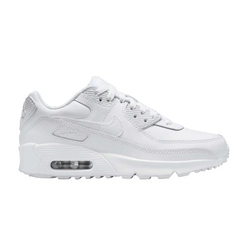 Nike Air Max 90 White Metallic Silver (GS)
