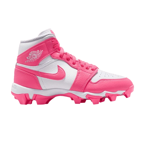 Jordan 1 Mid Cleat White Digital Pink (GS)