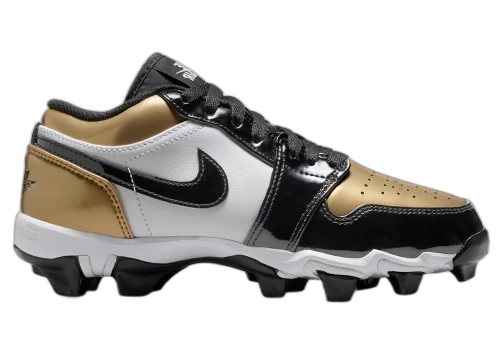 Jordan 1 Low Cleat Patent Gold Toe (GS)