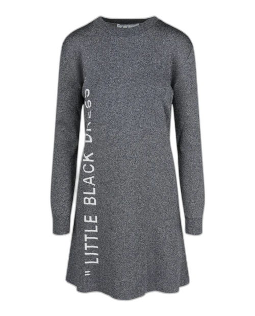 OFF-WHITE Little Black Dress Silver