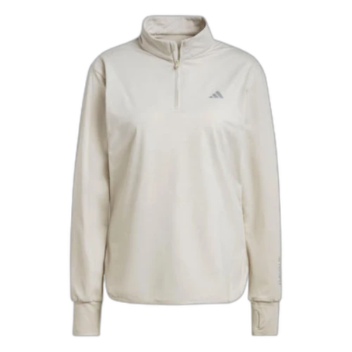 adidas Techfit AEROREADY Warm Quarter-Zip Training Top 'Beige' (Women's)