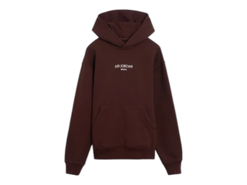 Jordan Wordmark Fleece Beijing Pullover Hoodie Earth
