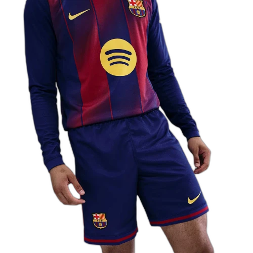 Nike Fc Barcelona 2025/26 Stadium Home Men's Nike Dri-FIT Soccer Replica Shorts