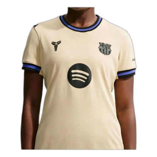 Nike Kobe x F.C. Barcelona 2025/26 Stadium Away Dri-FIT Replica T-Shirt 'Team Gold Persian Violet Black' (Women's)