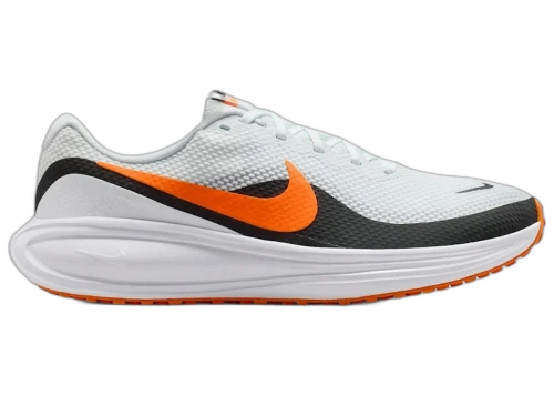 Nike Revolution 8 White Black Total Orange