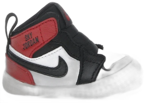 Jordan 1 Crib Bootie Black Toe Reimagined (I)