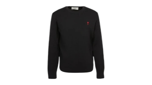 Ami Paris Logo Crewneck Black