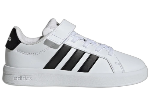 adidas Grand Court 3.0 White Core Black (PS)