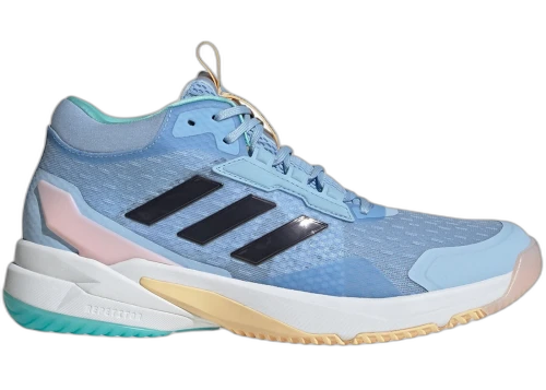 adidas Crazyflight 6 Mid Indoor Glow Blue Shadow Navy Flash Aqua (Women's)
