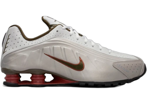 Nike Shox R4 Grey Dark Hazel Dusty Peach