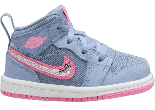 Jordan 1 Mid SE Denim Sequin (TD)