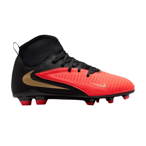 Nike Jr. Phantom 6 High Club MG GS 'Bright Crimson Black'