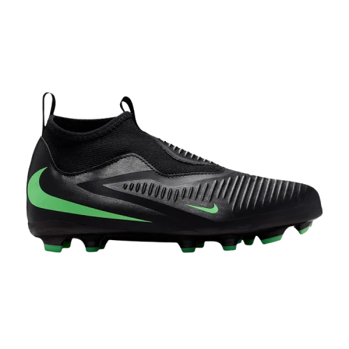 Nike Jr. Phantom 6 High Academy MG GS 'Black Illusion Green'