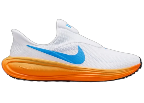 Nike Revolution 8 EasyOn White Hydrogen Blue Total Orange