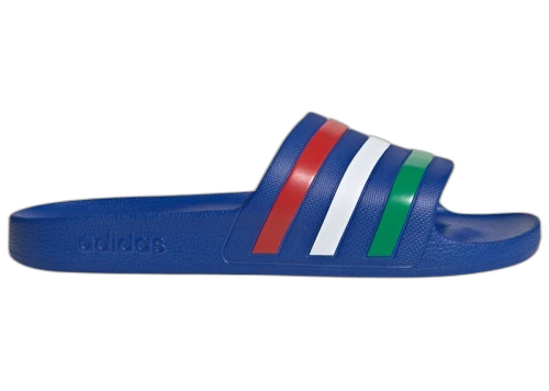 adidas Adilette Aqua Slides Bold Blue Green White