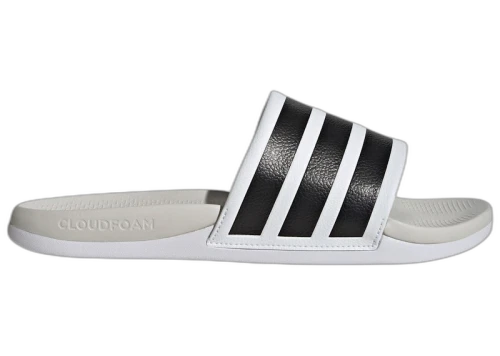 adidas Adilette Comfort 2.0 Slides White Black Crystal White
