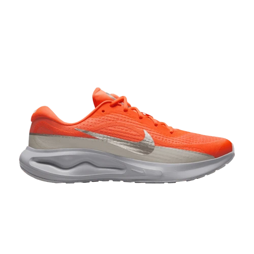 Nike Journey Run Premium Hyper Crimson Wolf Grey Safety Orange Metallic Silver