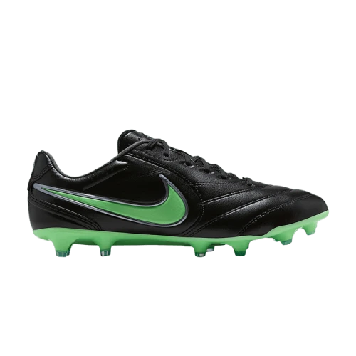 Nike Tiempo Ligera Pro FG Low 'Black Illusion Green'