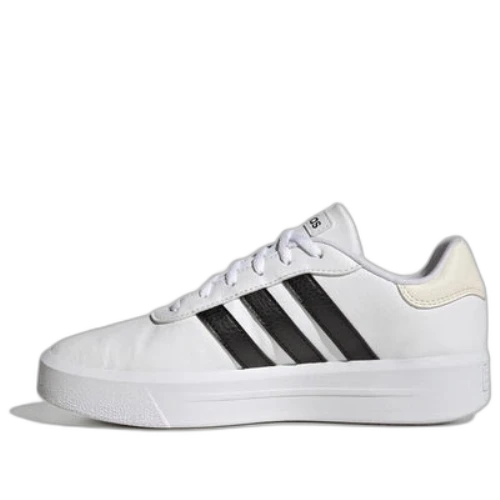 adidas Court Platform Shoes 'White Black' (Women's)