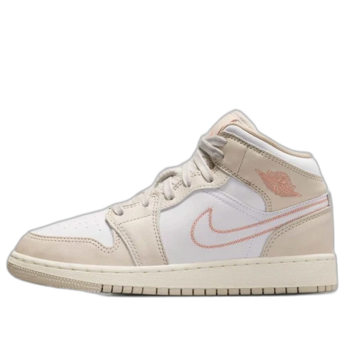 Jordan 1 Mid SE Sand Drift White Madder Root (GS)