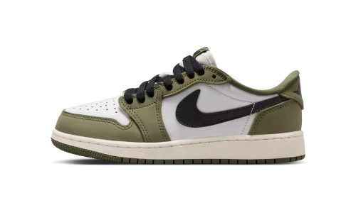 Jordan 1 Retro Low OG Medium Olive (GS)
