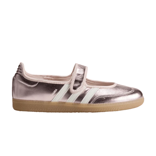 Adidas Originals Samba Jane Mary Jane Shoes Women's Pink White