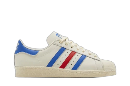 Adidas Superstar 82 White Blue Red