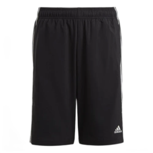 (GS) adidas Black Essentials 3-Stripes Woven Shorts 'Black'