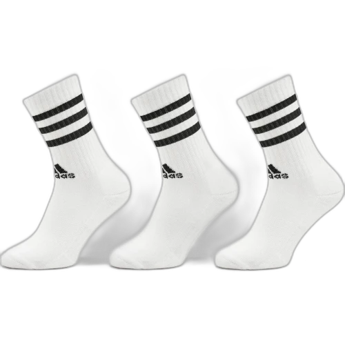 adidas 3-Stripes Cushioned Crew Socks (3 Packs)
