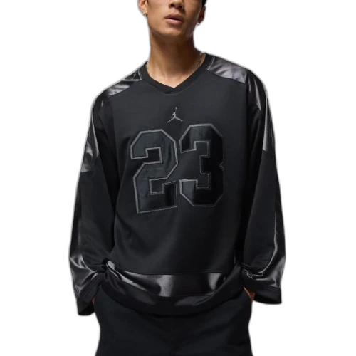 Air Jordan Brooklyn Collegiate Hockey Jersey 'Black/Iron Grey/Iron Grey'
