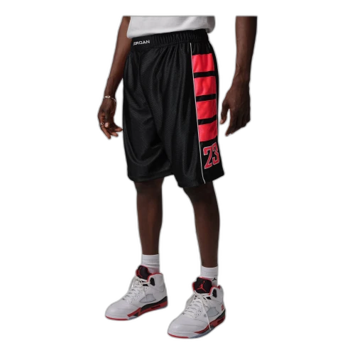 Jordan Brooklyn Cat Scratch Shorts 'Black Infrared 23'