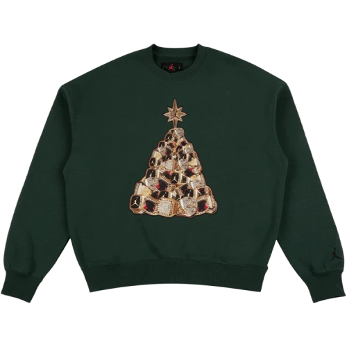 Air Jordan Holiday 2025 Long Sleeve Sweatshirt Rings Tree 'Green'