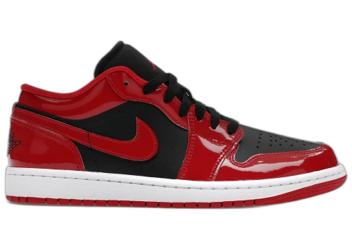 Jordan 1 Low SE Patent Varsity Red Black