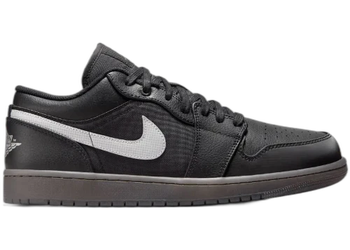 Jordan 1 Low Black White Dark Smoke Grey