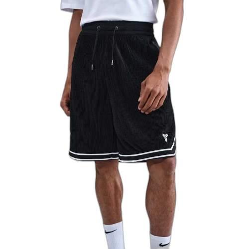 Nike Kobe Pleated Basketball Shorts 'Black/White'